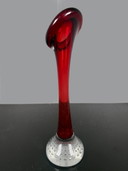 Scandinavian Mouth Blown Vase Aseda - Sweden