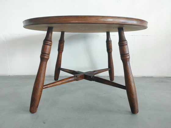 Image 1 of Unique vintage/antique oak coffee table with character