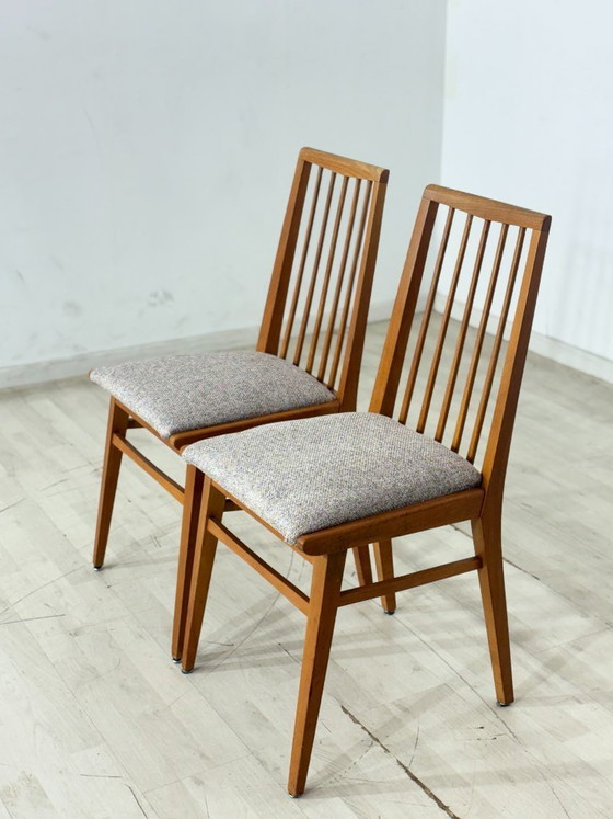 Image 1 of Chaises de salle à manger Hellerau / lot de 2 chaises vintage – années 1960