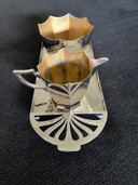 Rare! Pot à lait, sucrier et plateau Art Déco originaux de WMF! env. 1925-1930!