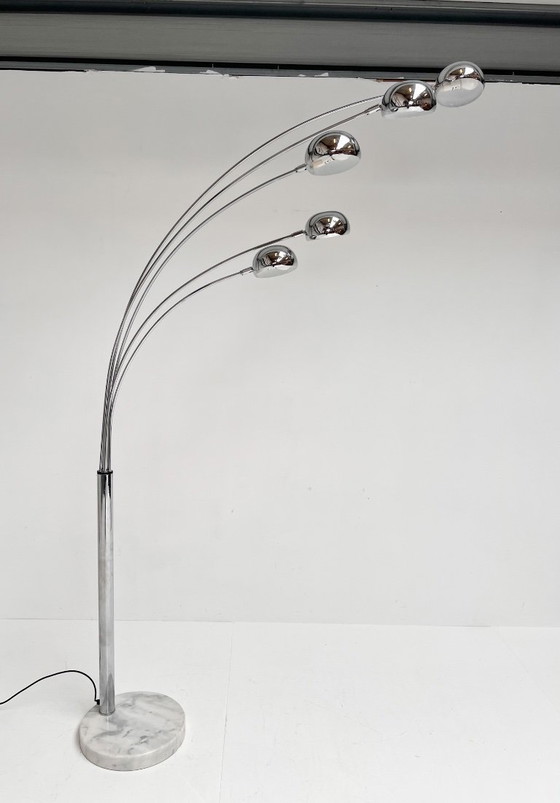 Image 1 of XL booglamp van WOFI Leuchten uit de 1970’s 