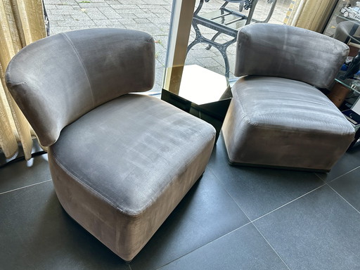 Maxalto Amoenus Soft By Antonio Citterio Armchairs 2 Pieces