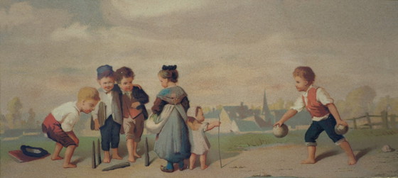 Image 1 of Pair of 19th-century chromolithographs