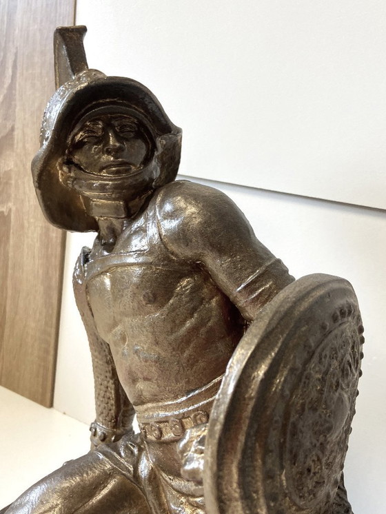 Image 1 of Ungewöhnliche Skulptur, signiert von WILLIAM MAROTTA, Original aus den USA von 1969, Gladiator