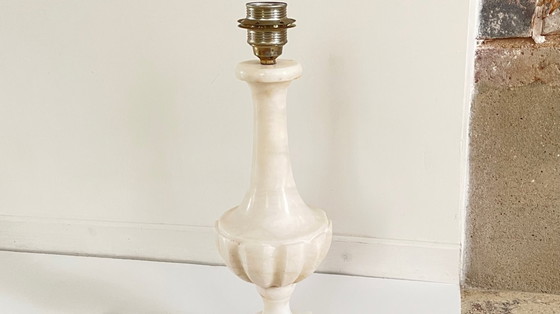 Image 1 of ALBATRE Lampada in Pietra Forma MEDICIS Vintage