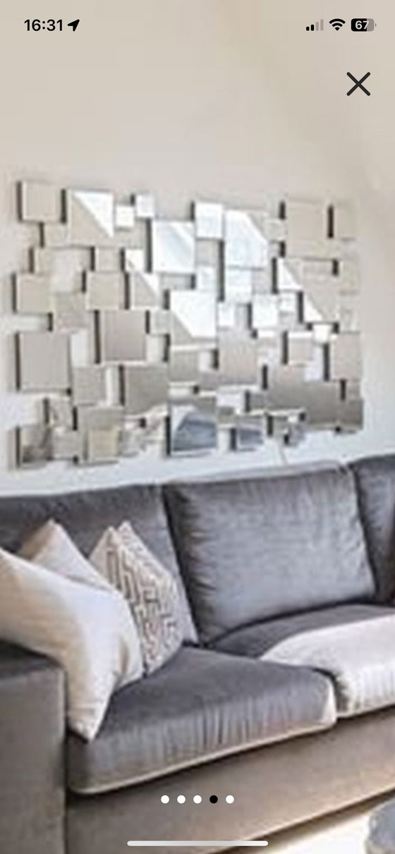 Image 1 of Eicholtz spiegel   140 x 85 cm.  Horizontaal/ Verticaal ophangen 