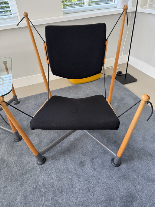 PETER OPSVIK reflex 1 & 2 stoelen  + 2x salon tafel