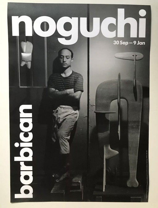 Isamu noguchi barbican exhibit poster design vitra herman miller