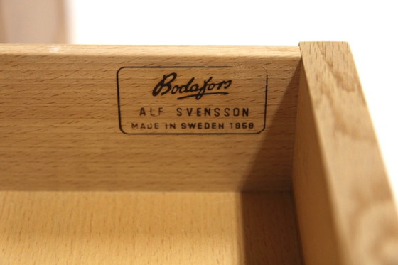 Libreria scandinava in rovere, Alf Svensson, Svezia, 1960 – Librerie, Legno (photo 8 of 8)