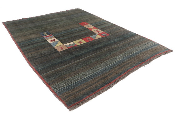 Image 1 of Origineel Perzisch tapijt Gabbeh Ghashghai oosters tapijt 301 cm x 222 cm oud natuurlijk