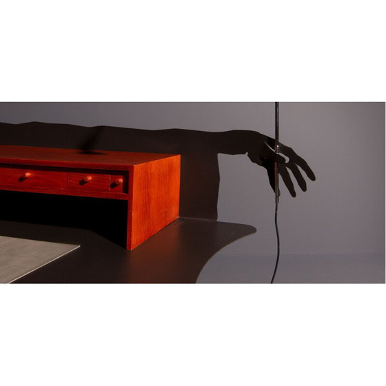 Image 1 of Vintage desk in wood and chromed steel by Entremanos Andrés Nagel, 1988