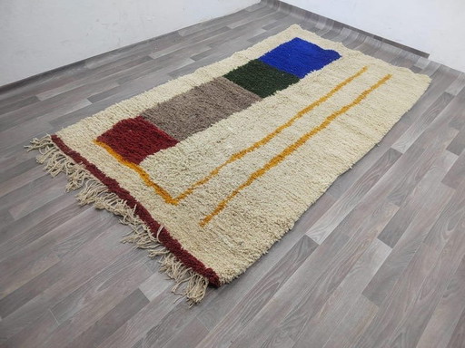 Handgemaakt vloerkleed van puur wol, traditioneel vakmanschap, afmeting 150/350 cm – Aime Té (photo 2 of 9)
