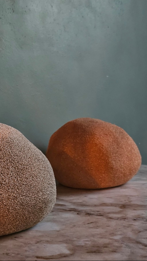 2 x Dora Moonrock lamp Andre Cazenave