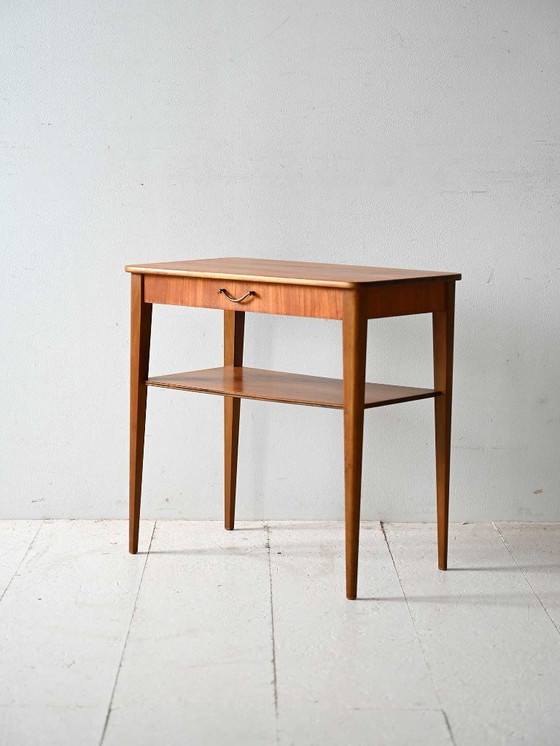 Image 1 of Vintage Scandinavian teak nightstand Björkås Möbelfabrik