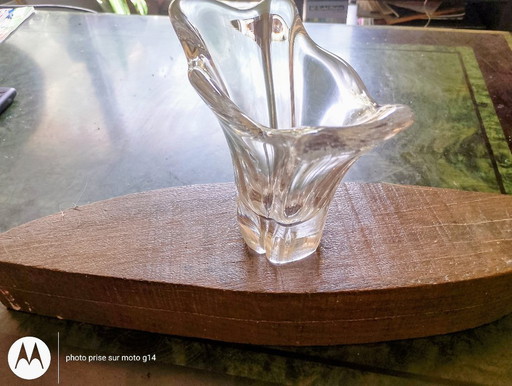 Daum-Kristallvase, Frankreich – Authentisch und signiert – Perfekter Zustand – vazen, Crystal (photo 2 of 5)