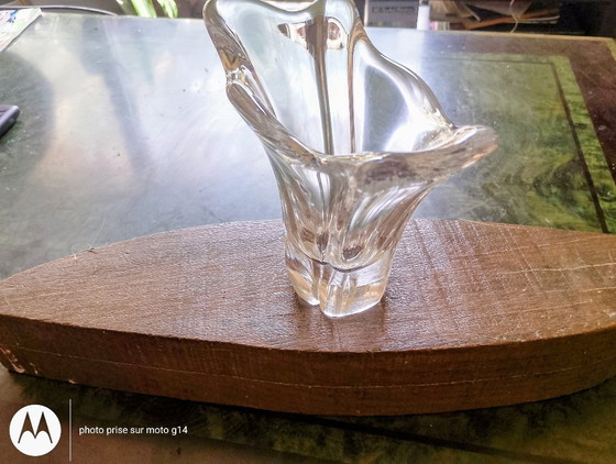 Daum-Kristallvase, Frankreich – Authentisch und signiert – Perfekter Zustand – Vasen, Crystal (photo 2 of 5)