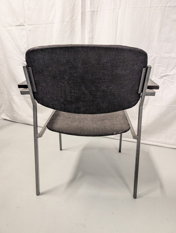 Image 1 of 2er Set Gijs van der Sluis, Modell 57 Stühle, 60er Jahre Dutch Design