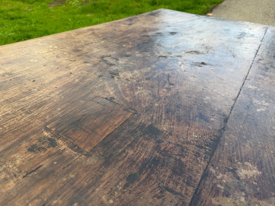 Tavolo da fattoria antico / Tavolo da pranzo / Francese / Spagnolo – Tavoli da pranzo, Wood (photo 6 of 7)