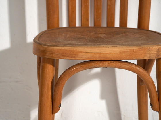 Antique Thonet bistro chairs (c.1920). Set of 6 pieces #4 – Dining chairs (photo 26 of 40)