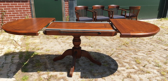 Image 1 of Bannink Art Nouveau Extendable Dining Table