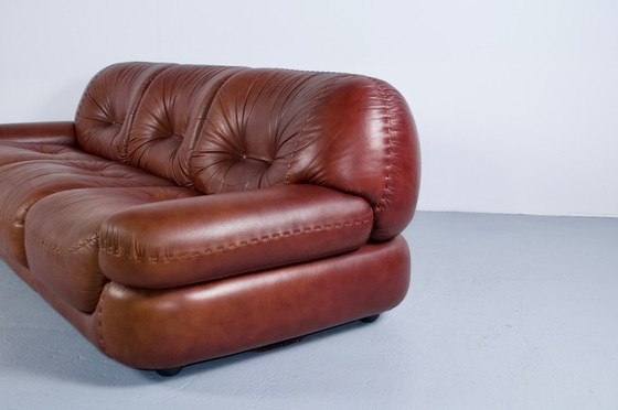Image 1 of SAPPORO LEDERSOFA 1970er Jahre MOBIL GIRGI VERLAG