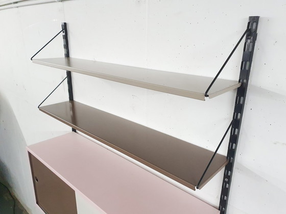 Image 1 of Tjerk Reijenga voor Pilastro wandmeubel, Nederland 1950's