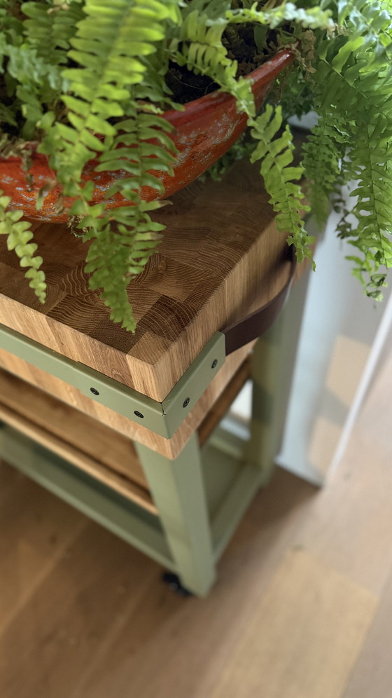 Image 1 of BINCKY VD15 – TROLLEY BUTCHER BLOCK 70X35CM