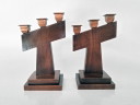 Kerzenständer-Set Art Deco 1930er Jahre