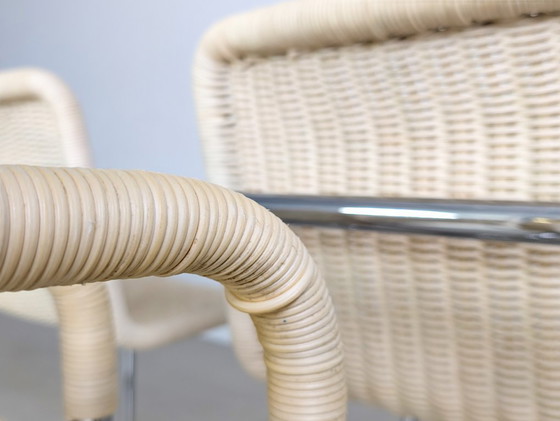 Image 1 of Set van 6 originele Tecta D41 cantileverstoelen in Bauhaus-stijl met een elegant design.