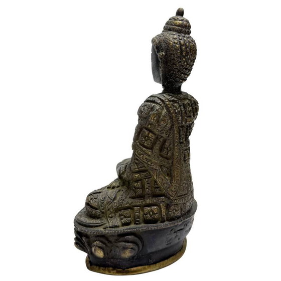 Nepali Fire-Gilded Bronze Buddha Pair – Early 20th Century – Lot 457 – Sculpture (photo 11 of 19)