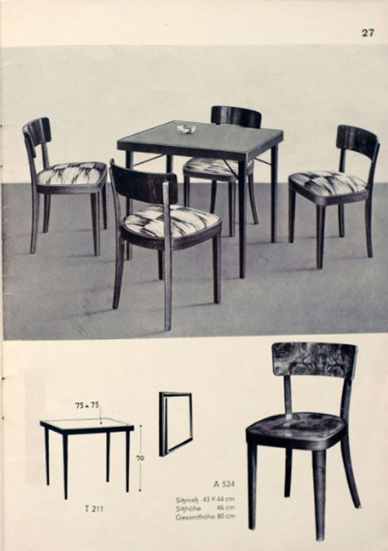 Image 1 of Thonet Dining Chair Model A 524