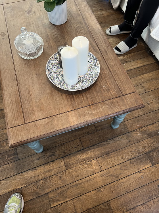 Image 1 of Table basse style campagne 