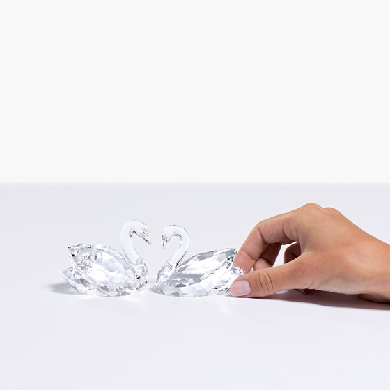 Image 1 of Cigni di cristallo Swarovski