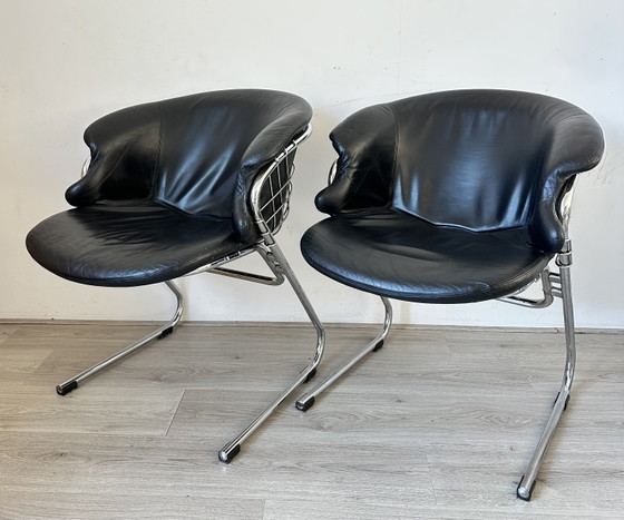 Image 1 of 4x Gaston Rinaldi Flynn design chairs