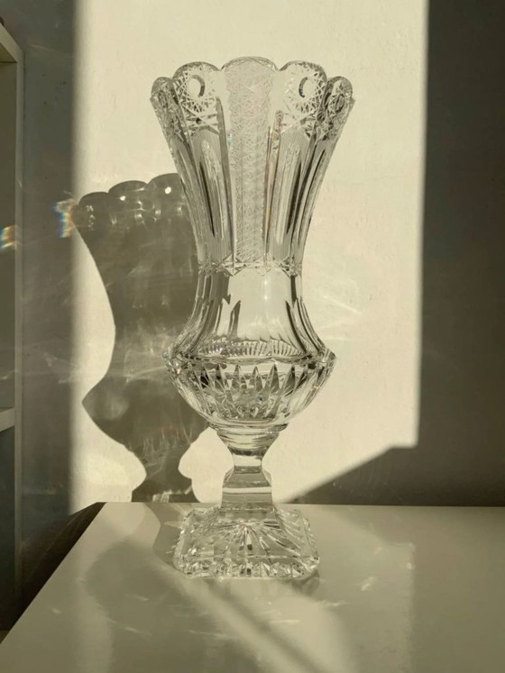 Image 1 of Rare Set of 3 Bohemian Crystal Objects – Historicism Period (ca. 1880-1890)