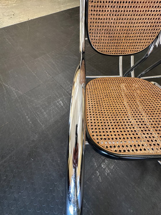 Mecedoras al estilo de Marcel Breuer (2 unidades) – Rattan (photo 9 of 13)