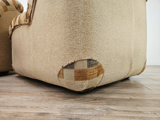 Image 1 of Modular fabric armchairs from the 1970s
