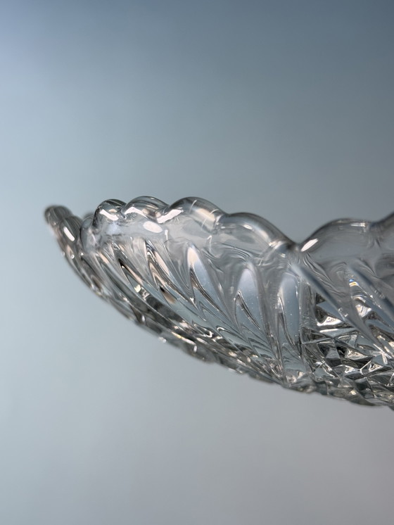 Image 1 of Verreries de Scailmont - Große Schale auf einem Fuß. Circa 1930er Jahre