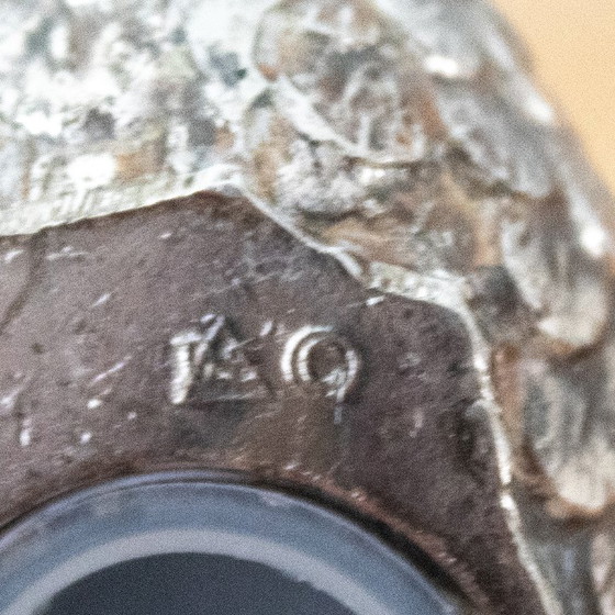 David Hollander & Sons Silberfarbener Salz- und Pfefferstreuer in Form einer Wachtel – Tischdekoration, Metal (photo 4 of 10)