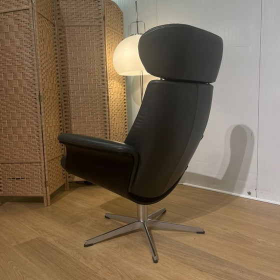 Image 1 of ZGAN Conform Time Out Fauteuil Zwart Leer