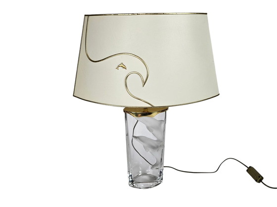 Image 1 of Nachtmann Leuchten design - Hollywood Regency stijl - kristal - tafellamp - West-Germany - 1975-2000