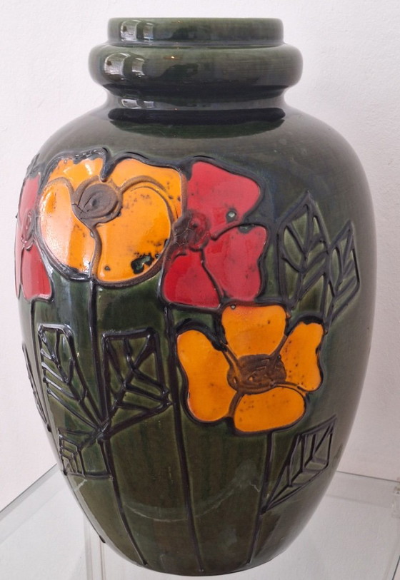 Brutalist Large Ceramic Floor Vase, 1960s (photo 6 of 19)
