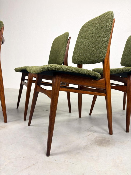 Image 1 of Set of 'Milan' dining chairs by Louis van Teeffelen for Wébé