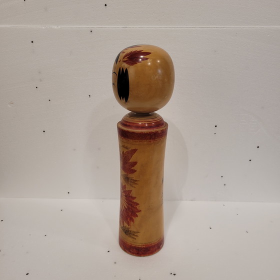 Image 1 of Traditionelle Kokeshi-Puppe, polychromes Holz, 40er Jahre – Japan