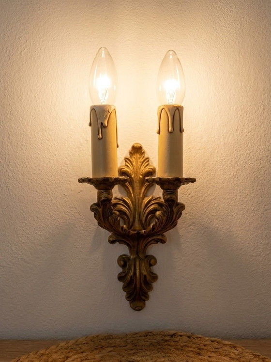 Vintage 1900 gilded bronze Wall light by Maison Gau Paris, Louis XV style – Lucien gau (photo 2 of 12)