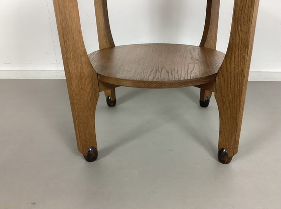Amsterdam School Modernist Table 1920s Art Deco – Side tables, Wood (photo 3 of 10)