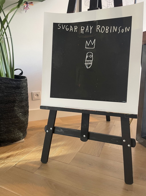 Jean Michel Basquiat (1960-1988), Senza titolo (Sugar Ray Robinson), 1982, Copyright Estate of Jean Michel Basquiat, stampato ne