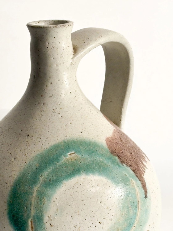 Bruno Gambone, bemalter Keramikkrug/Vase aus den 1970er Jahren – Dekorative Objekte, Ceramic (photo 8 of 14)