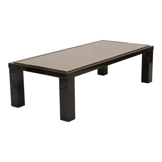 Salontafel Belgo Chrom Hollywood Regency Design, Belgochrom, Glas, Metaal, Gold (foto 24 van 24)