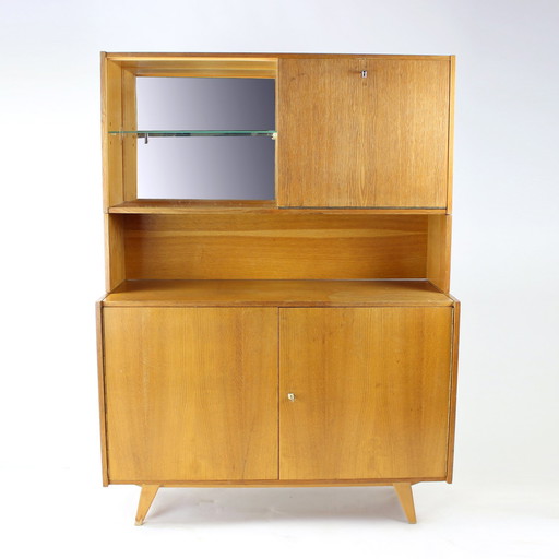 Tall Bar Sideboard U 460 by Jiri Jiroutek for Interier Praha, 1960s